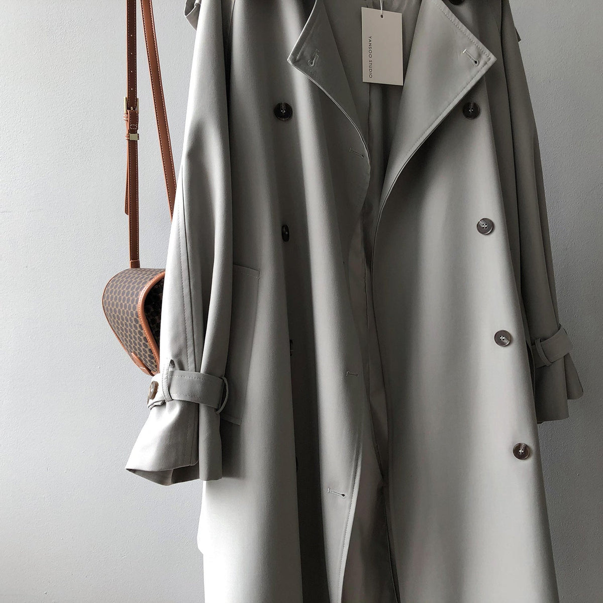 Elegant Loose-Fit Trench Coat