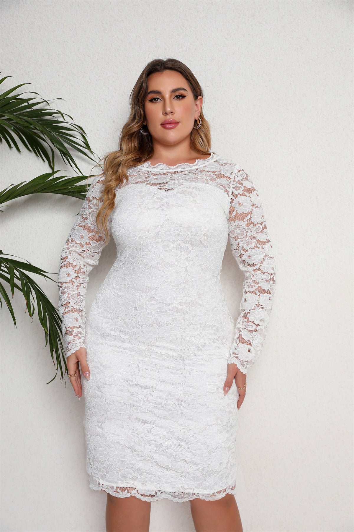 Plus Size Evening Dress Wholesale White