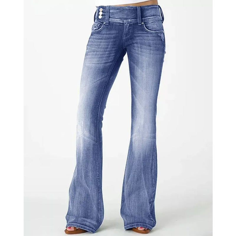 Bootcut Flare Vintage Jeans Light Blue