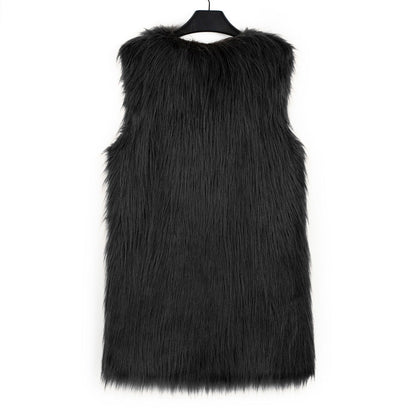 Faux Fur Vest Top