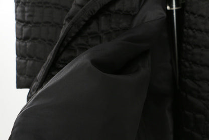 Quilted Cotton Cloak Coat
