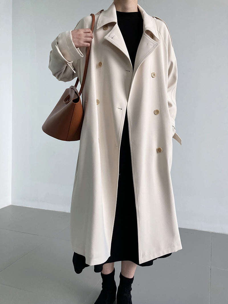 Draping Loose Trench Coat