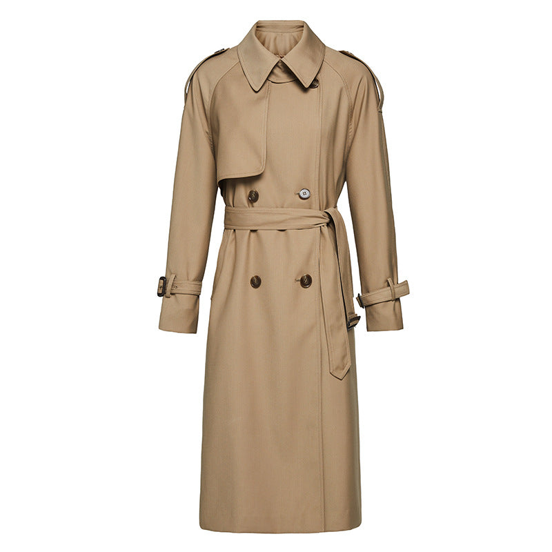Non Ironing Casual Trench Coat Khaki