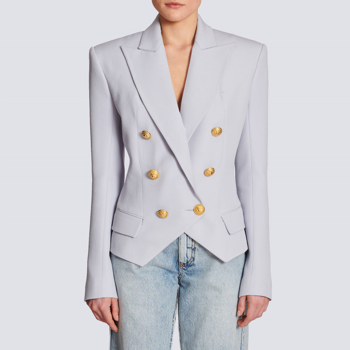 Classic Blazer Jackets Lavender Purple
