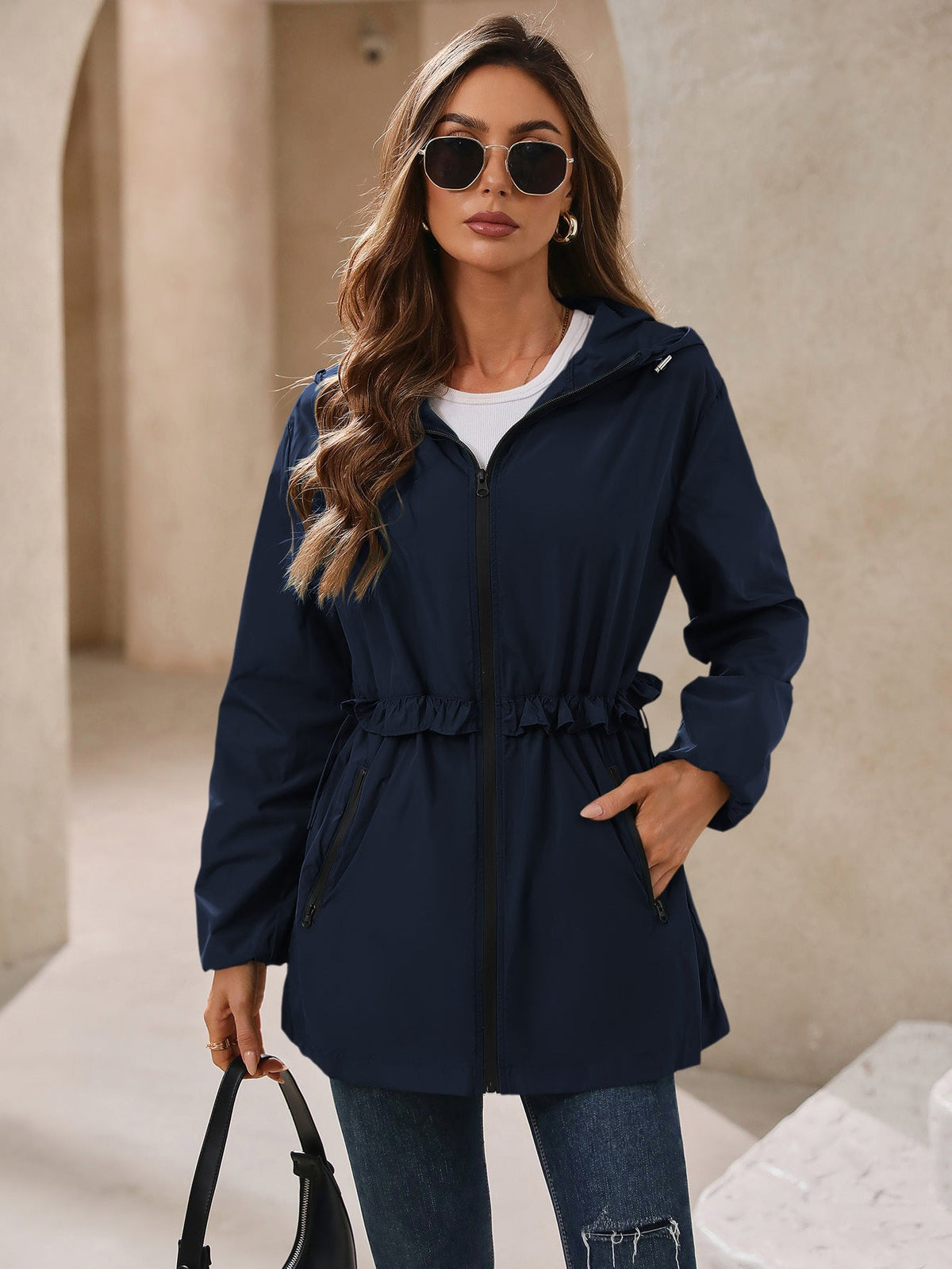 Rainproof Hooded Jacket