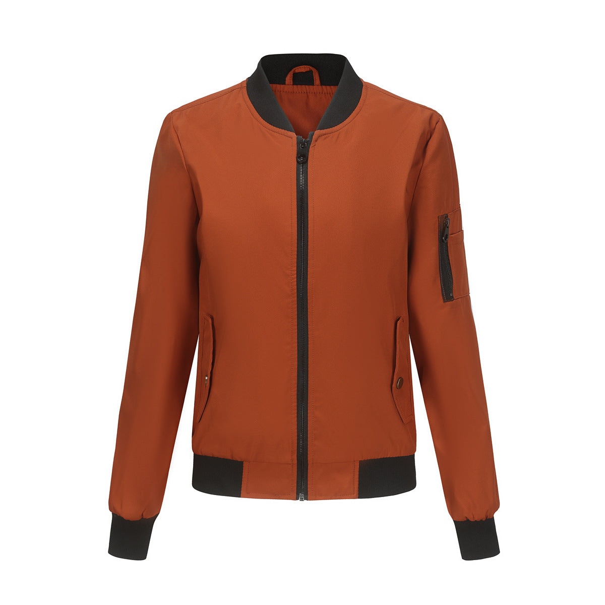 Thin Varsity Jacket Brown