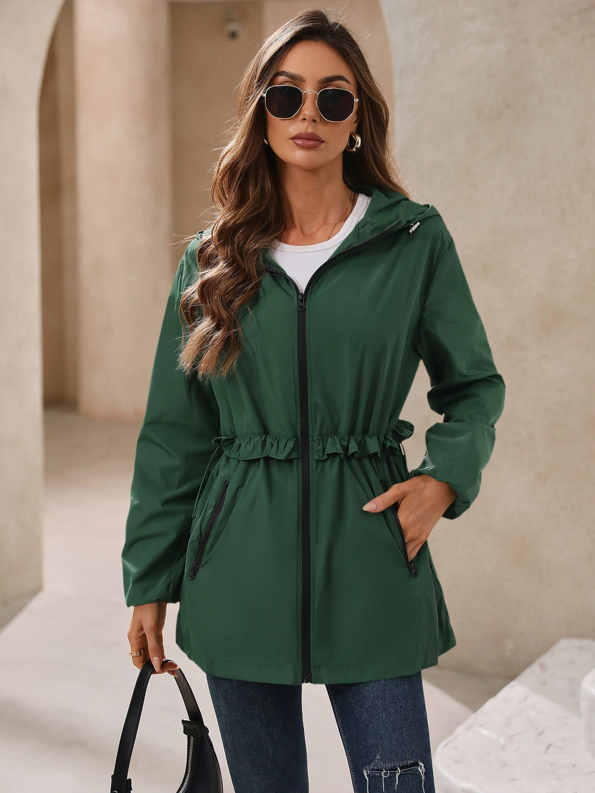 Rainproof Hooded Jacket