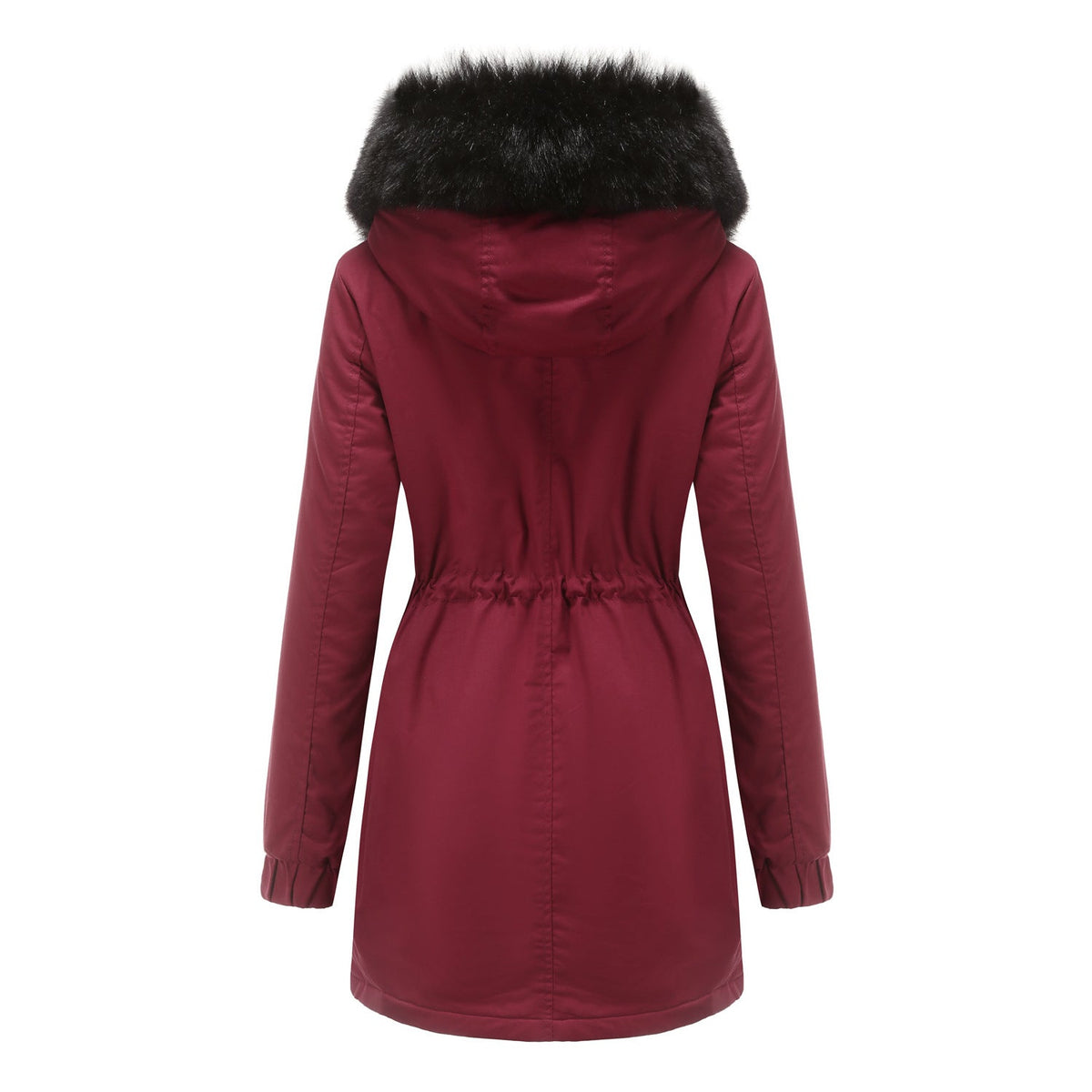 Fleece Lined Hooded Parka Jacket