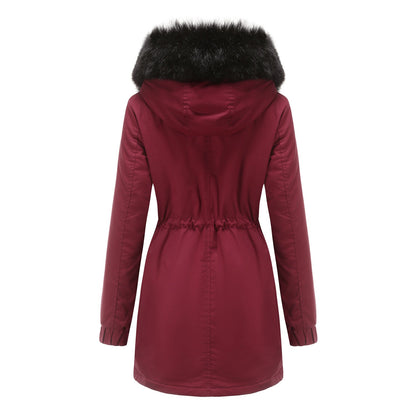 Fleece Lined Hooded Parka Jacket
