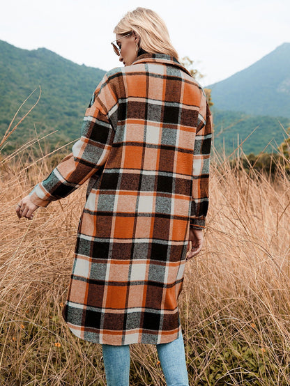 Plaid Long Coat