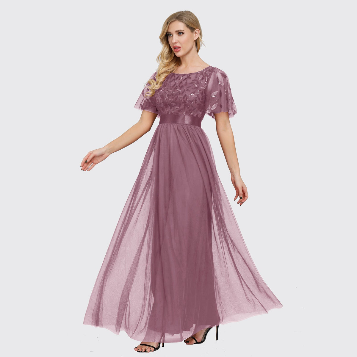 Robyn Round Neck Short Sleeves Lotus