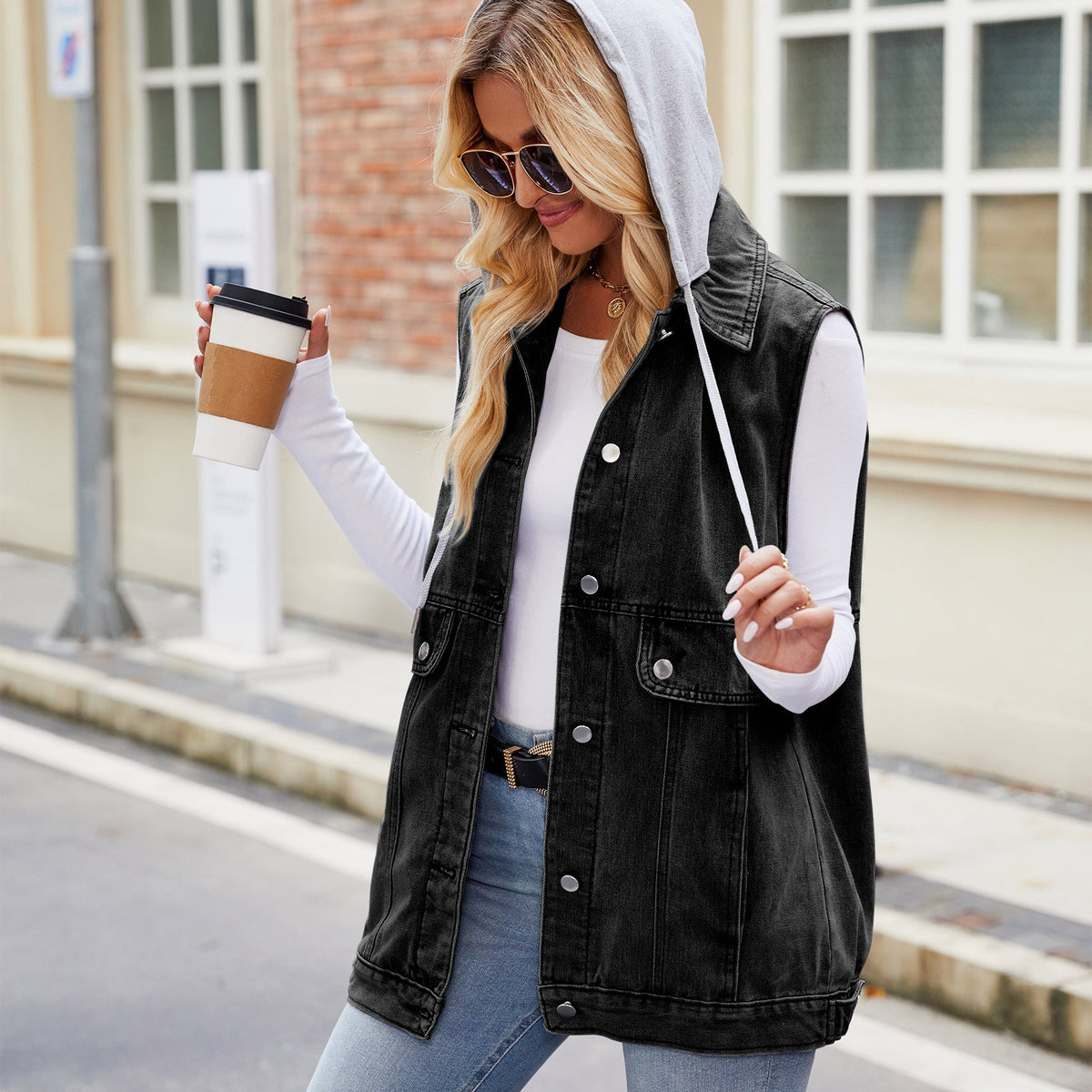 Summer Denim Sleeveless Vest