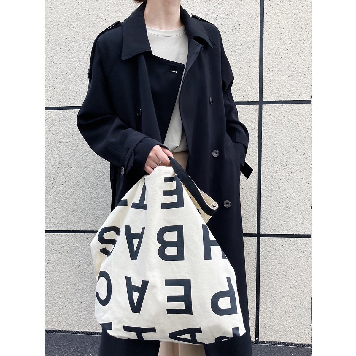 Draping Loose Trench Coat