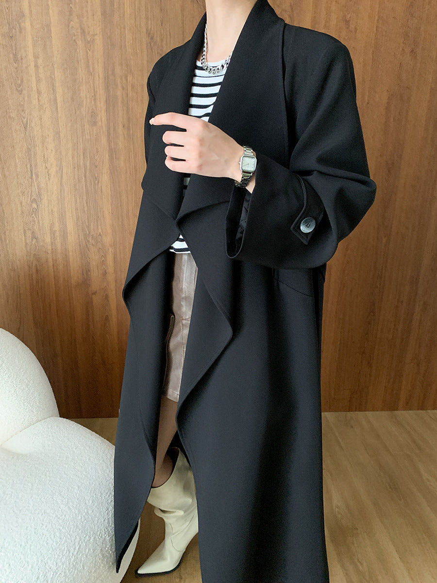 Trench Coat Long Autumn Winter