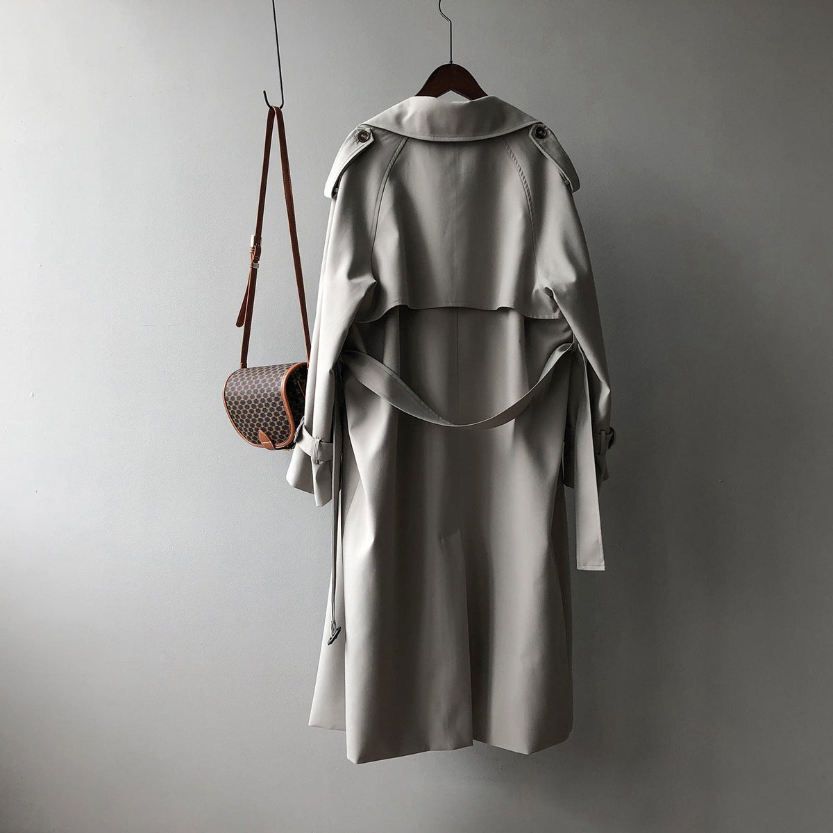 Elegant Loose-Fit Trench Coat