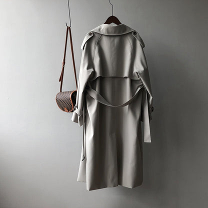 Elegant Loose-Fit Trench Coat