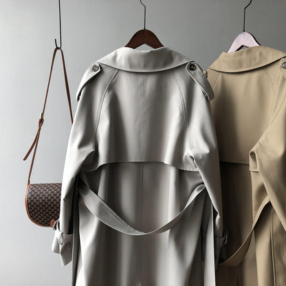 Elegant Loose-Fit Trench Coat