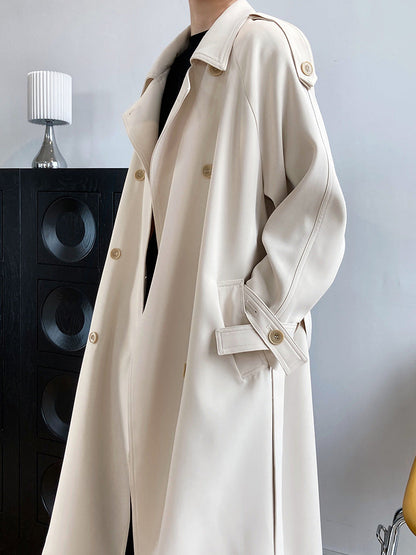 Draping Loose Trench Coat