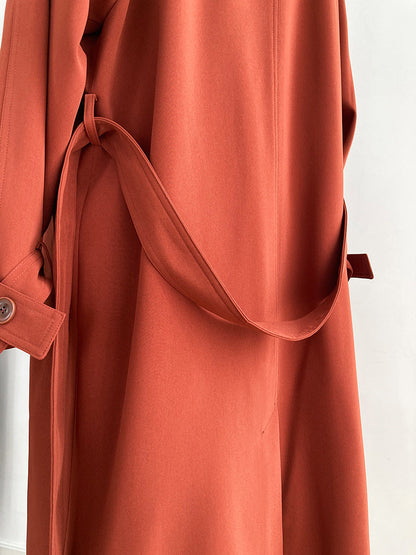 Draping Loose Trench Coat