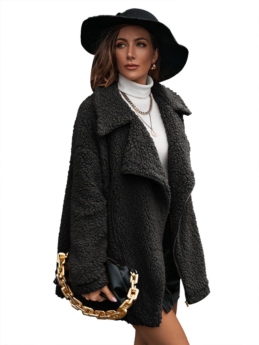 Bubble Velvet Furry Jacket