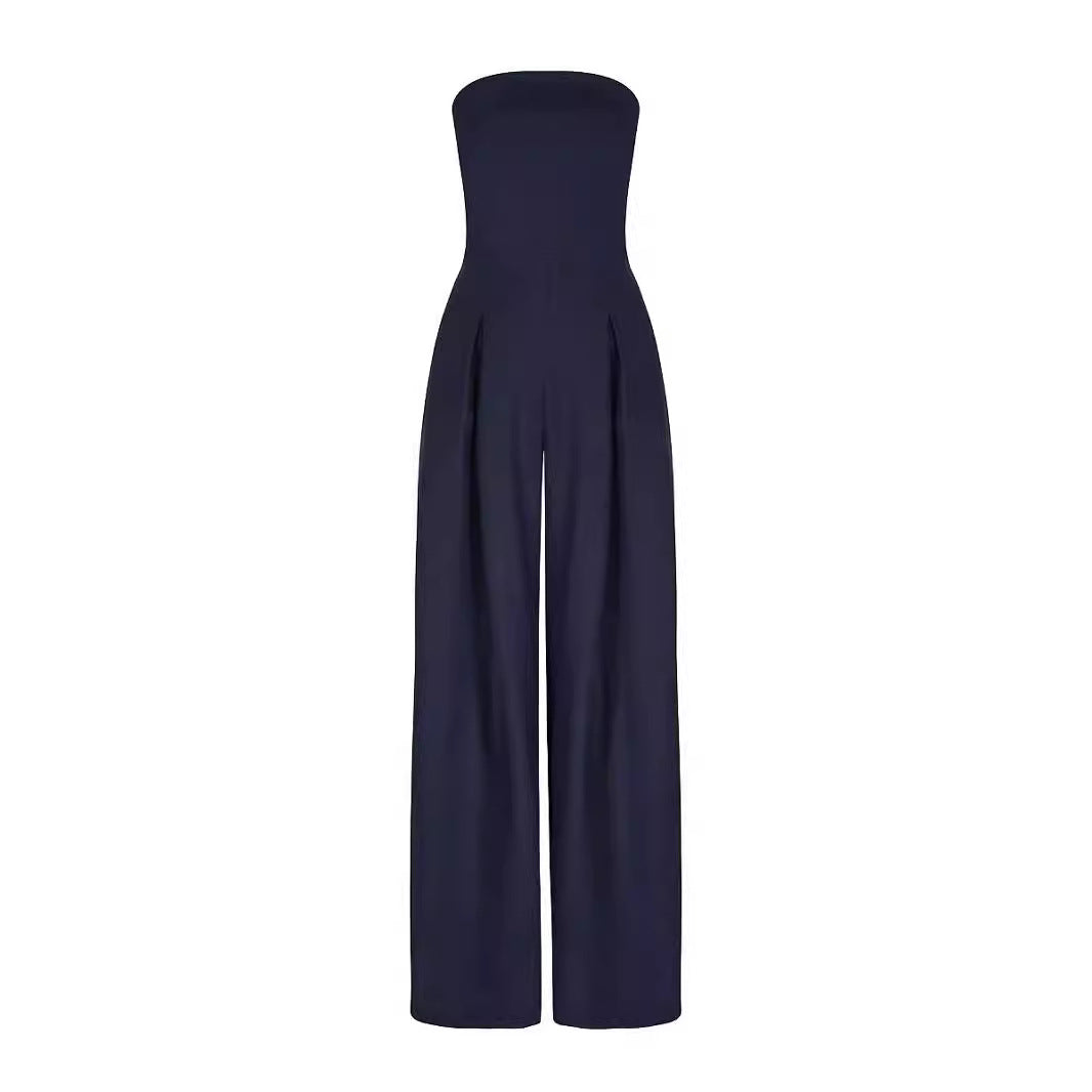 Open Back Slim Fit Jumpsuit