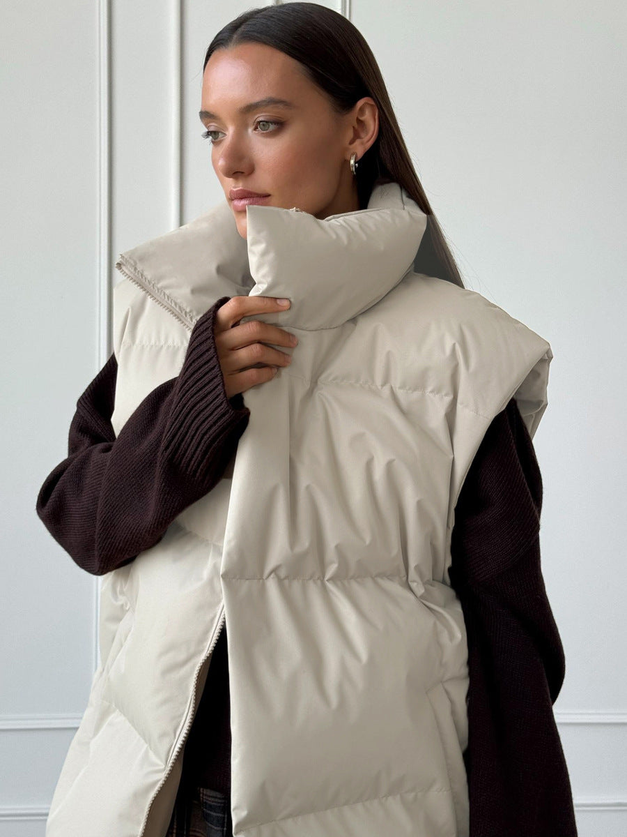 Cotton Loose Vest Jacket