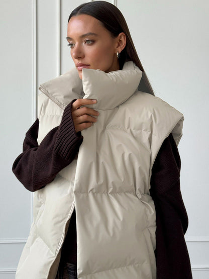 Cotton Loose Vest Jacket