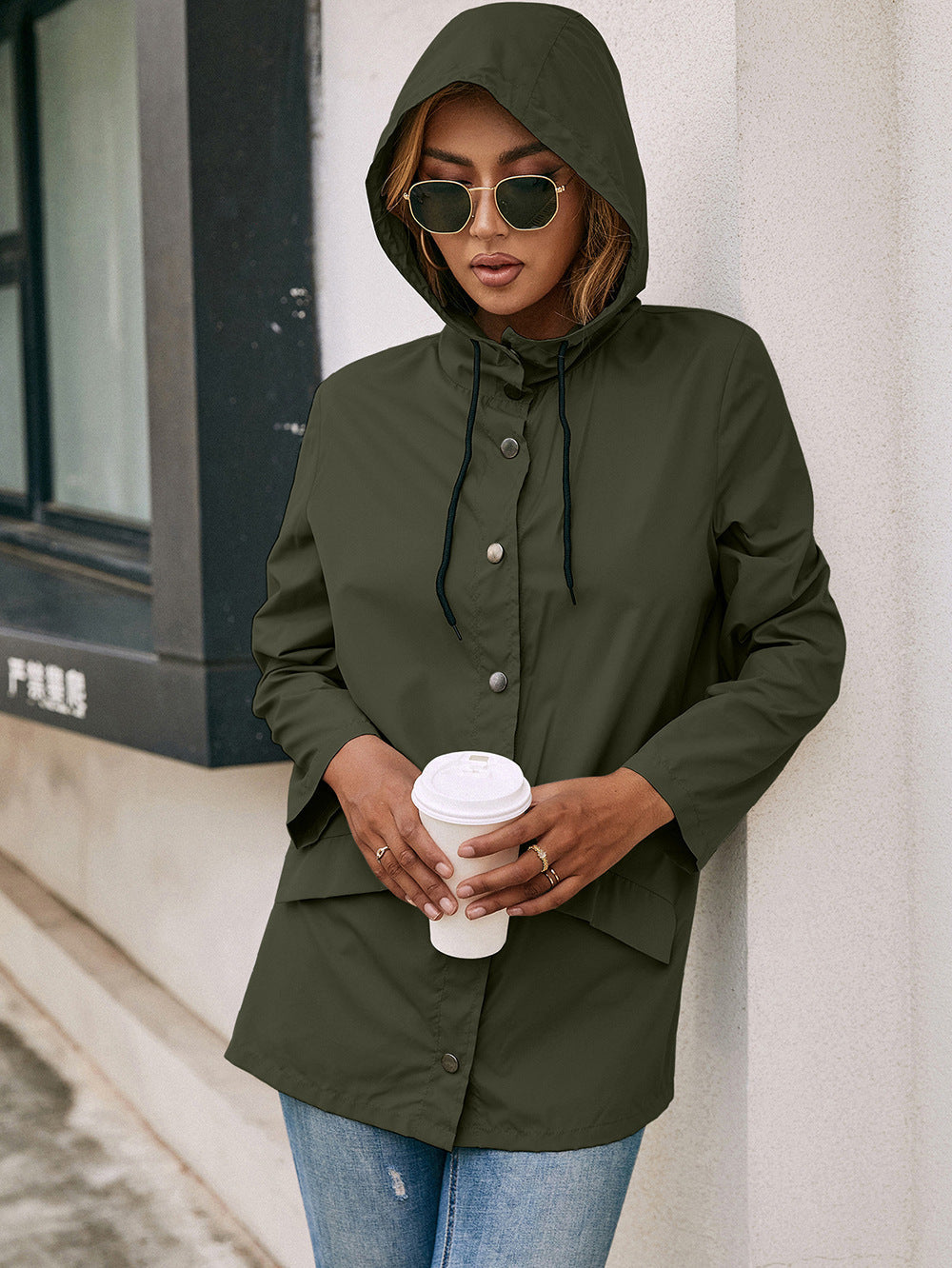 Waterproof Hooded Raincoat