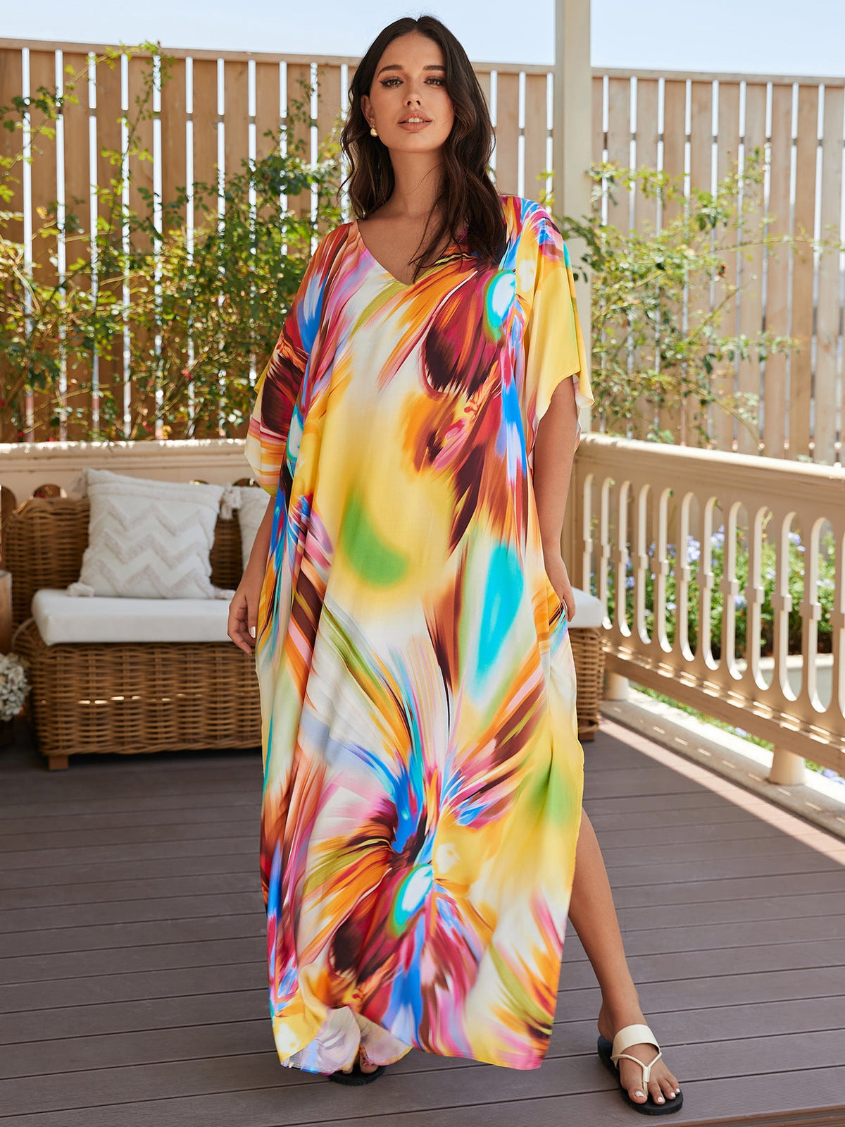Olivia Rayon Printed Kaftans