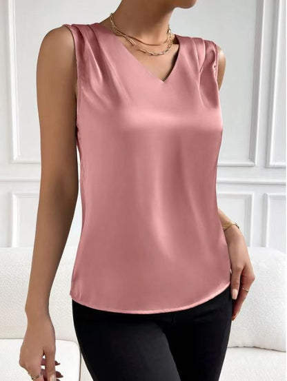 Sexy Day to Night Sleeveless Top Pink