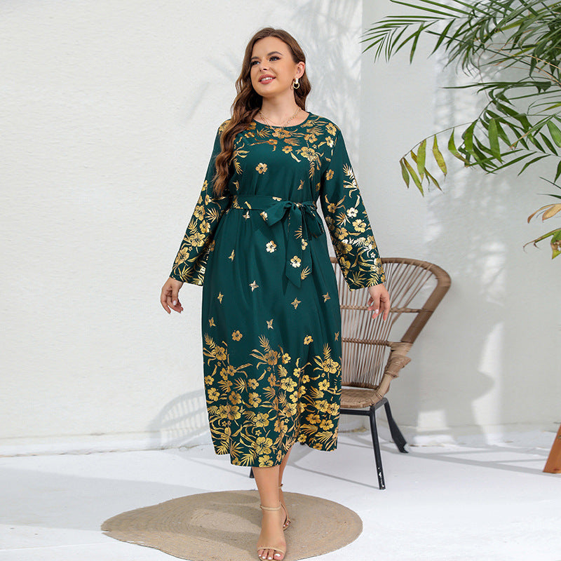 Plus Size Semi Formal Occasion Dress Green