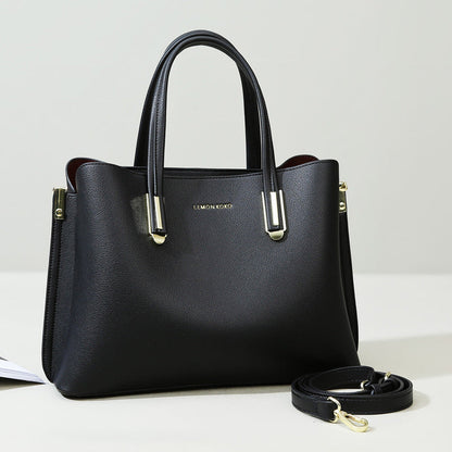 Women Handbags Versatile Bag Crossbody Vegan Leather One Size Black