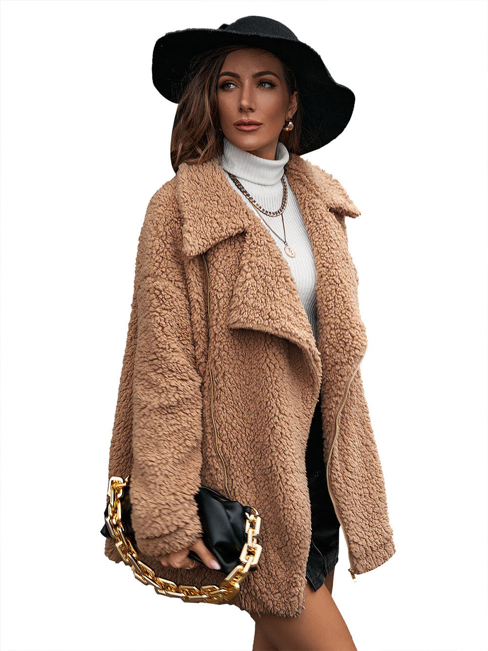 Bubble Velvet Furry Jacket
