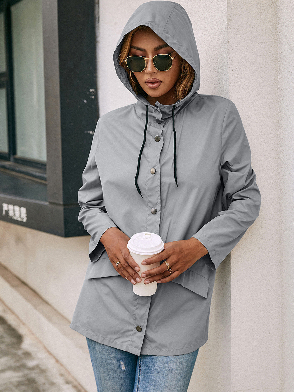 Waterproof Hooded Raincoat
