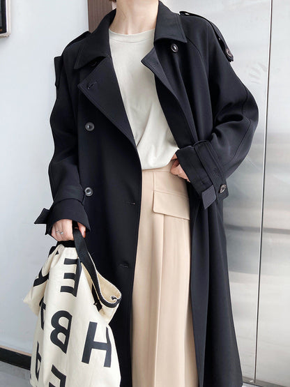 Draping Loose Trench Coat