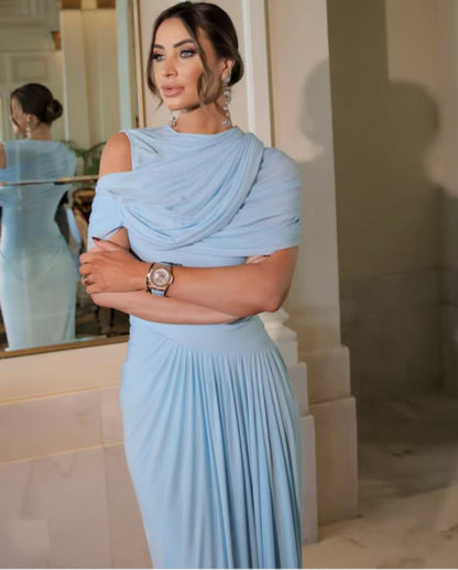 Formal Special Occasion Gown Light Blue