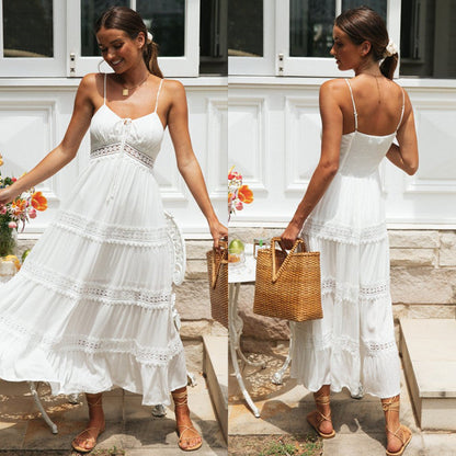 White Day to Night Midi Dress White
