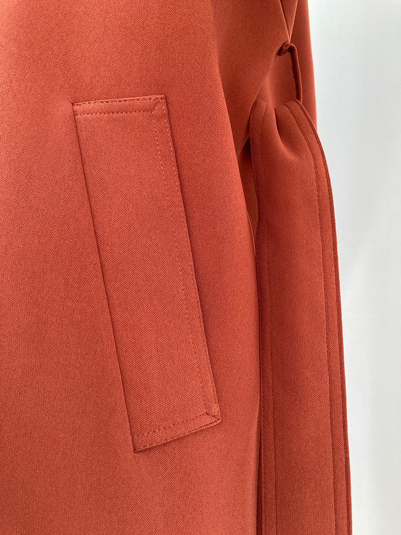 Draping Loose Trench Coat