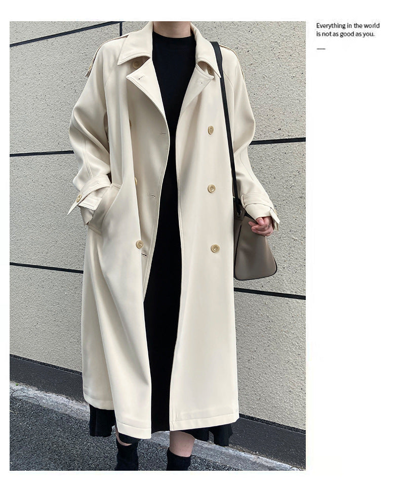 Draping Loose Trench Coat