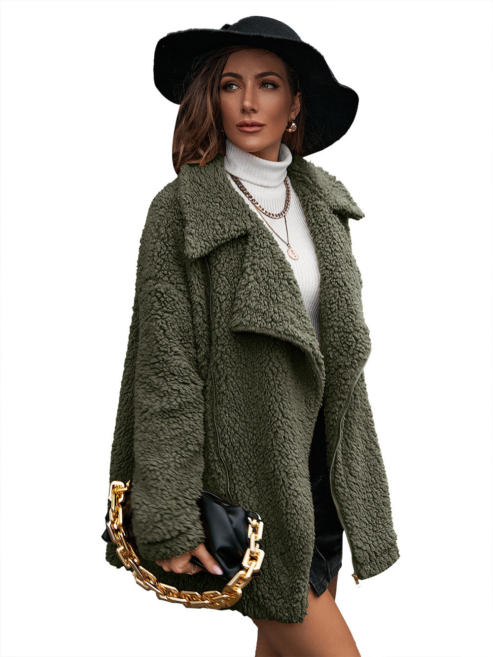 Bubble Velvet Furry Jacket