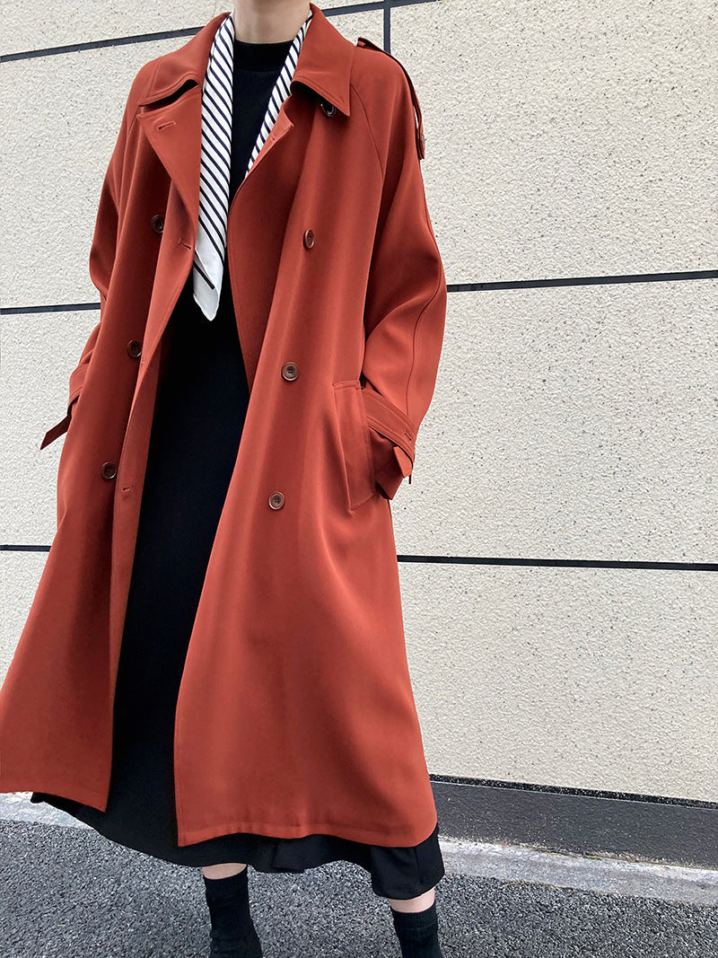 Draping Loose Trench Coat