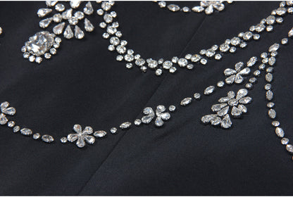 Rhinestone Sleeveless Business Vest