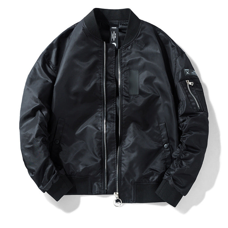 Womens bomber jacket Varsity Jacket Black