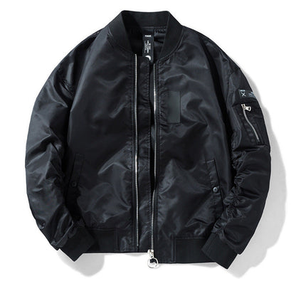 Womens bomber jacket Varsity Jacket Black