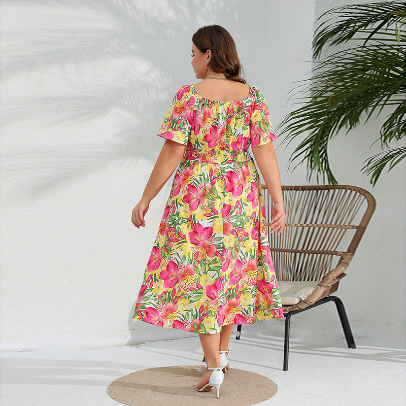 Floral Midi Dress Day to Night