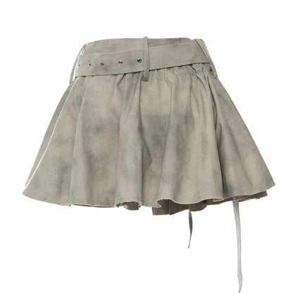Camouflage Ink Skirt Suit
