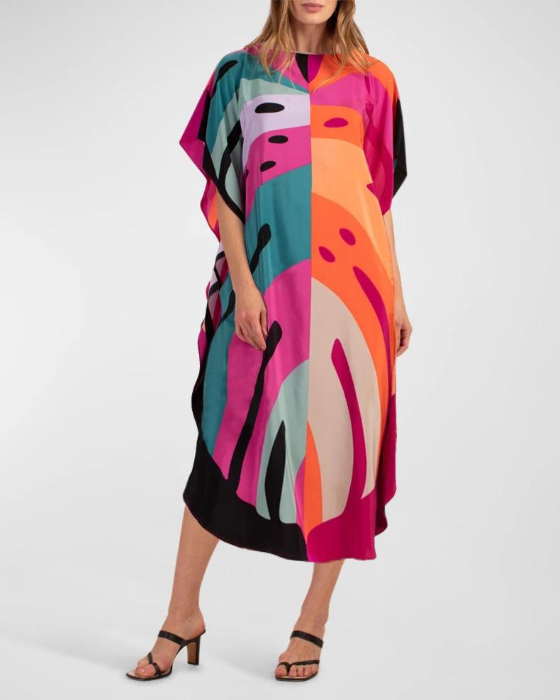 Stella Printed Kaftans One Size Picture Color