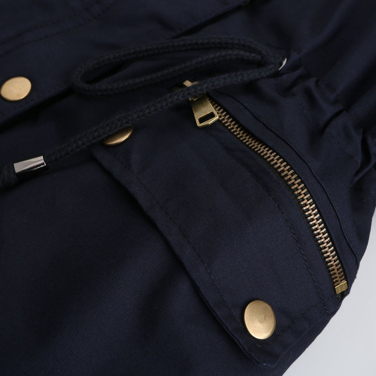 Fleece Lined Hooded Parka Jacket