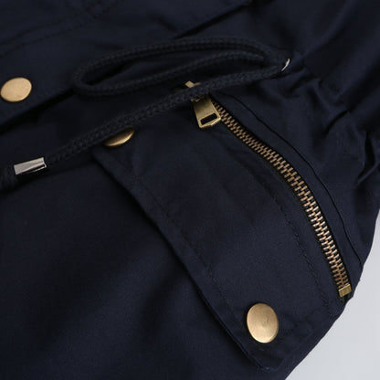 Fleece Lined Hooded Parka Jacket