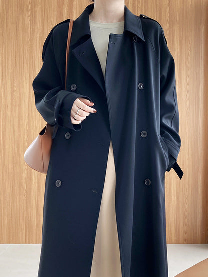 Draping Loose Trench Coat